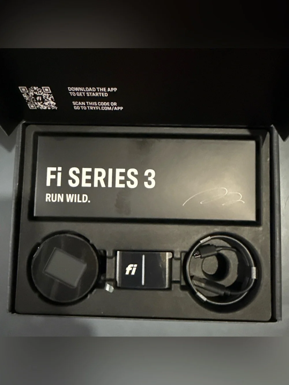 Fi Series 3 Smart Dog Collar Accessory Kit — Black - Gray collar Size L